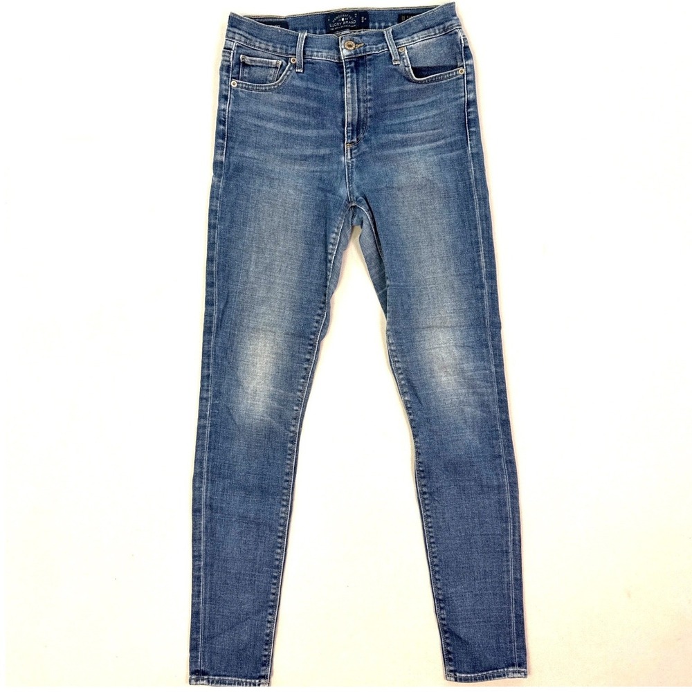 Lucky Brand Bridgette Skinny Jeans Sunset Blue High Rise 6/28 7W13290